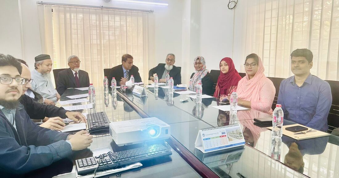 Faculty meeting at Fareast International University