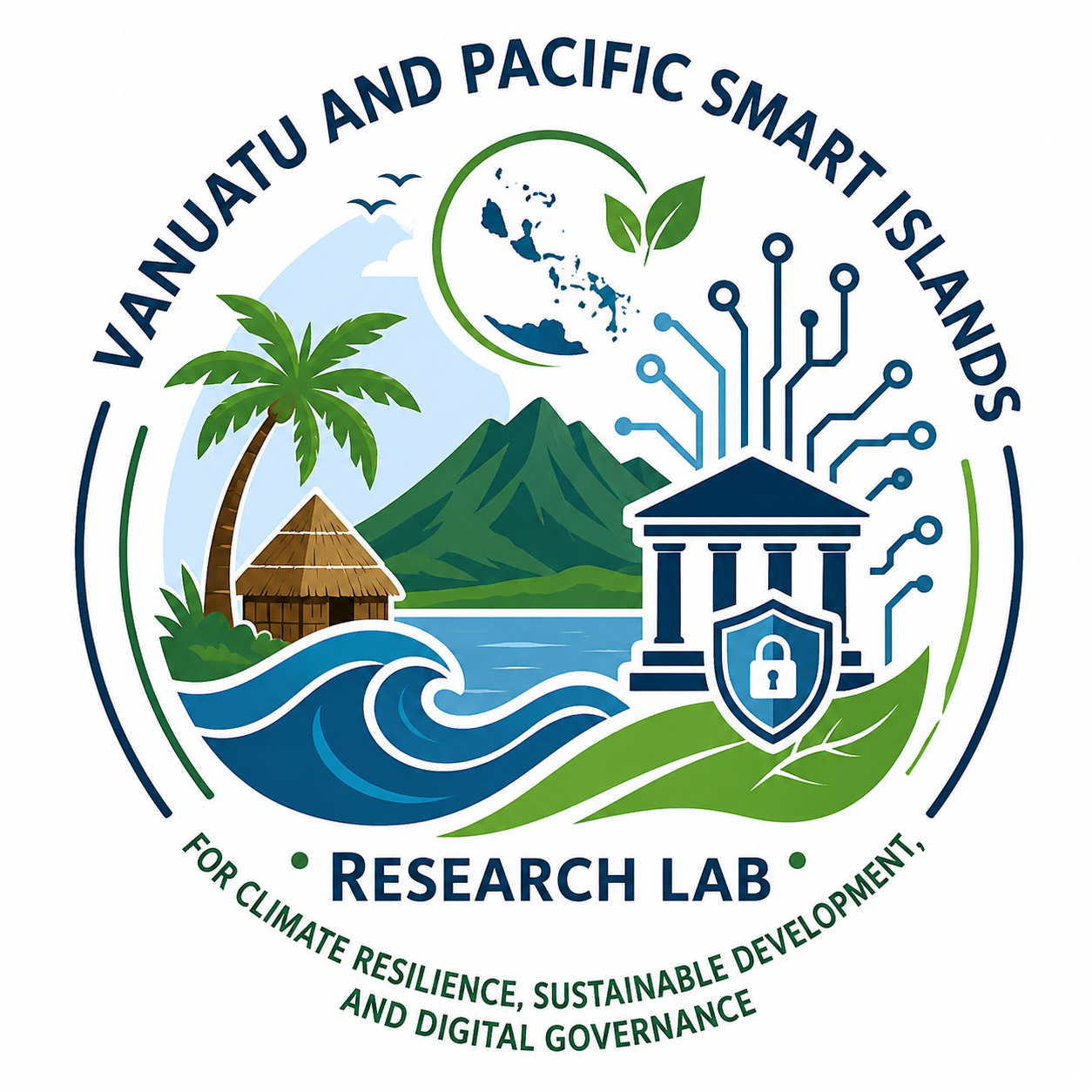 Vanuatu and Pacific SMART Islands Research Lab logo