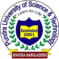 Pundra University of Science and Technology logo